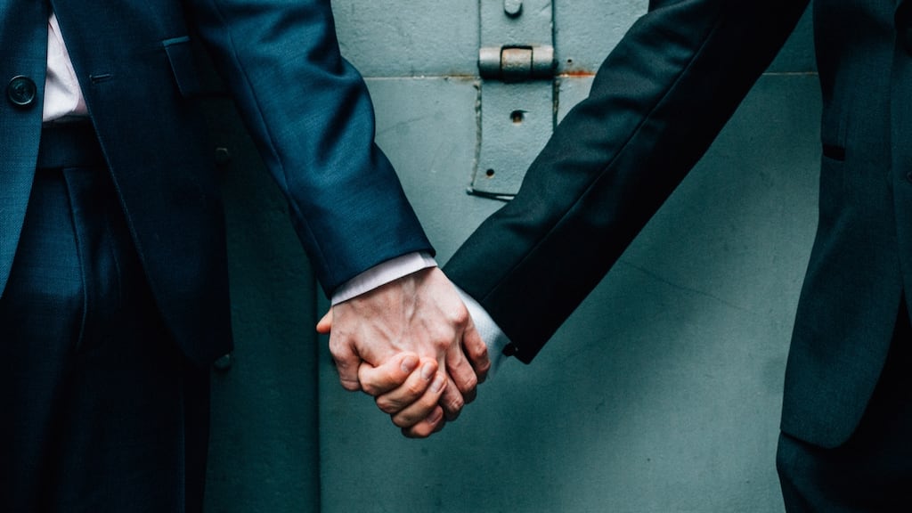 Petitioner X and his husband decided to remain anonymous for personal and professional reasons. “We didn’t want to draw attention to ourselves.”  Photograph: Getty Images