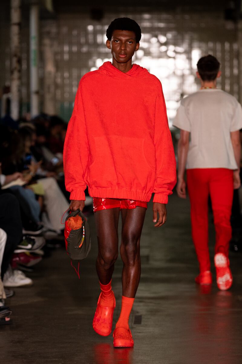 London Fashion Week June 2022 - Robyn Lynch presents her Spring Summer 2023 designs. Photograph: Chris Yates/ Chris Yates Media