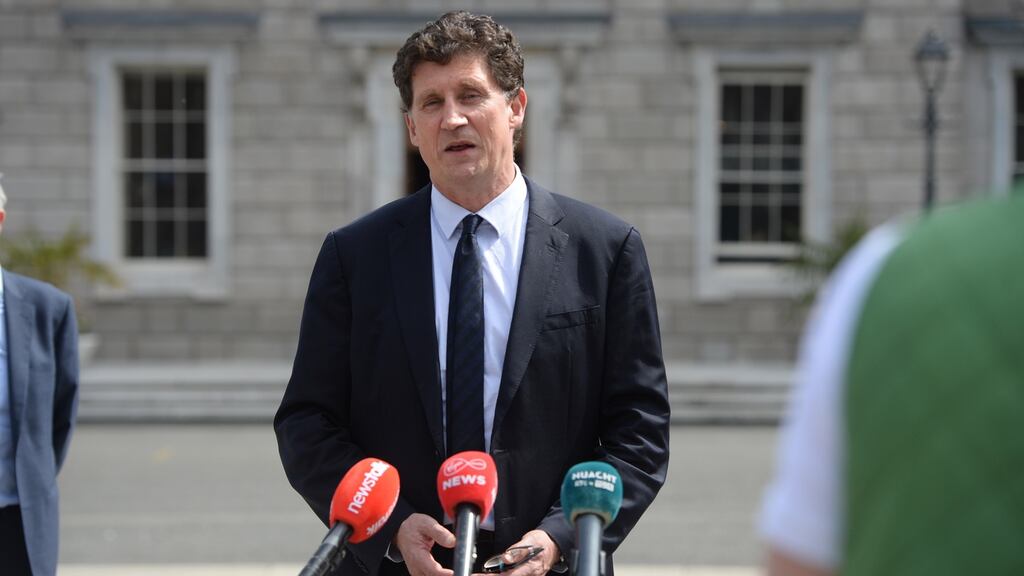 There have been suggestions that Eamon Ryan and Catherine Martin are playing a “good cop, bad cop” routine to extract maximum concessions from the two bigger parties. Photograph: Dara Mac Dónaill