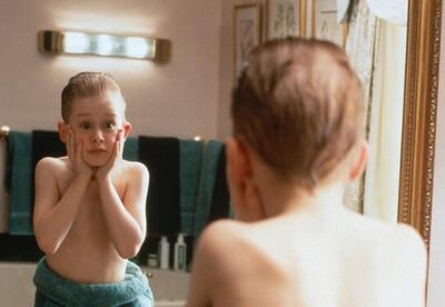Home Alone: Macaulay Culkin as Kevin McCallister in the 1990 film