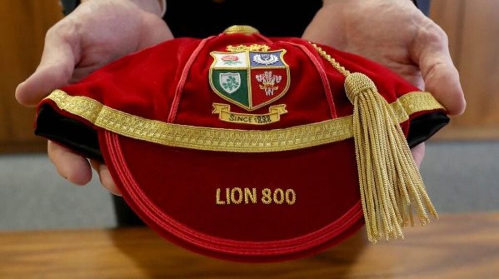 Lions are to award ceremonial cap: the hand-stitched caps will bear each player’s unique playing number.