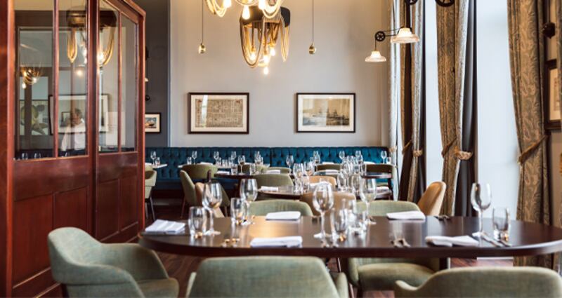 The Wolff Grill restaurant offers refined dining in ocean inspired surroundings