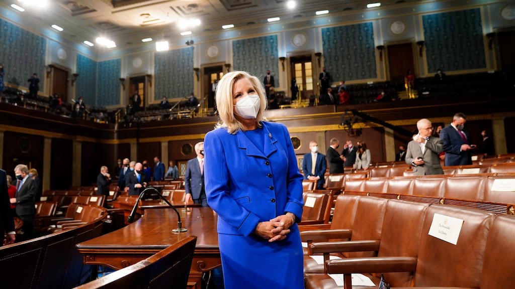 Liz Cheney on Capitol Hill in Washington. Photograph: Melina Mara/Pool via The New York Times