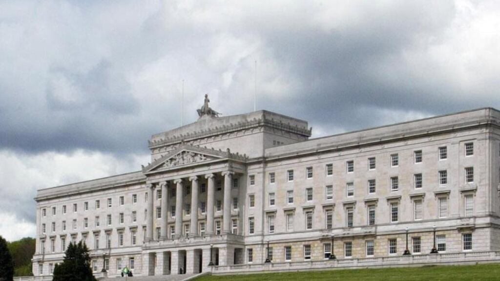 Stormont in Belfast, Northern Ireland. The DUP has called talks on barring Sinn Féin from the Assembly after the killing of Kevin McGuigan in east Belfast was linked to the Provisional IRA. File photograph: Paul Faith/PA