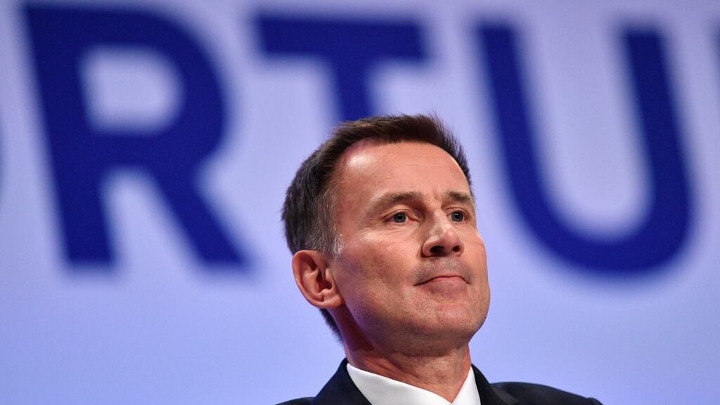 In a preposterous and offensive comparison, British foreign secretary Jeremy Hunt drew a parallel between the EU and the Soviet Union, calling it a “prison” whose inmates are punished for trying to escape. Photograph: Neil Hall/EPA