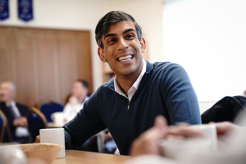 British prime minister Rishi Sunak on possible a trade agreement with the US last year: 'For a while now, that has not been a priority for either the US or UK.' Photograph: Aaron Chown/PA Wire