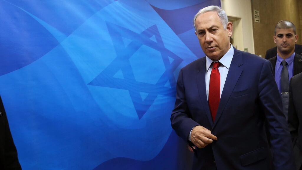 Israeli prime minister Benjamin Netanyahu has called Iran's actions a 'test of the major powers’ determination to enforce the nuclear agreement'. Photograph: Gali Tibbon/EPA