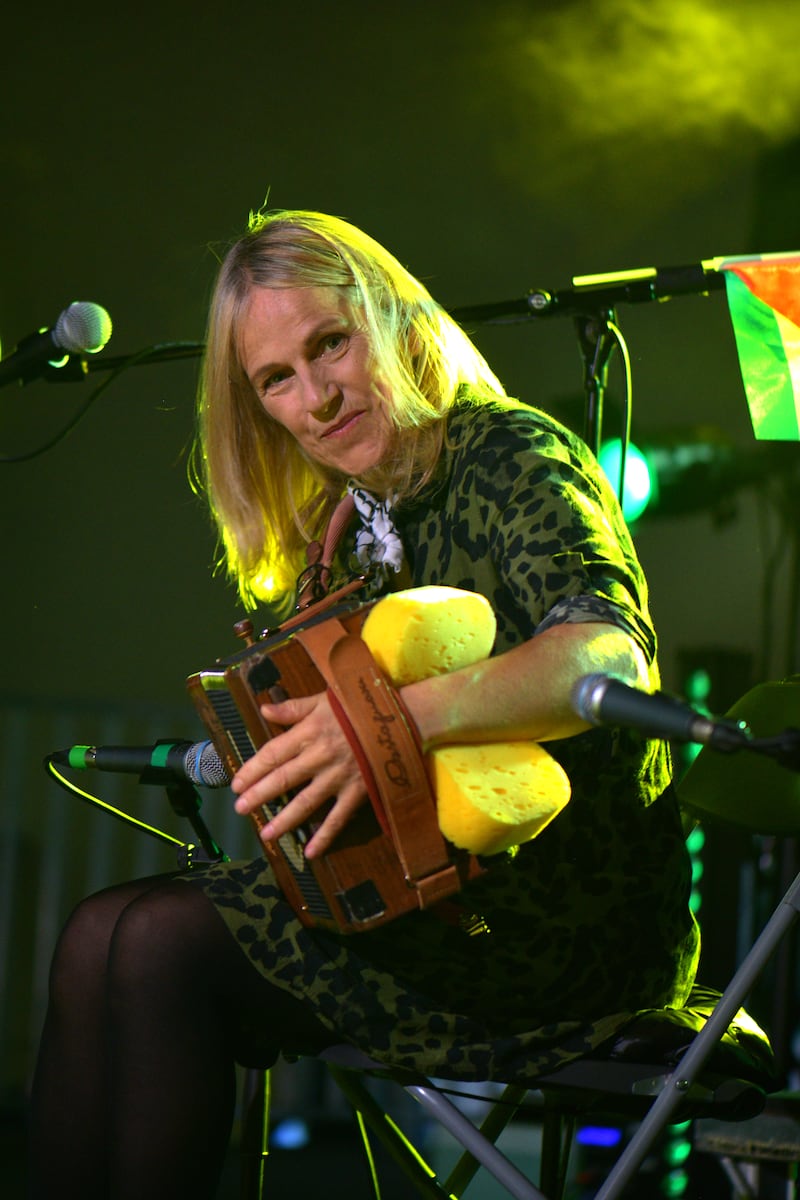 Sharon Shannon at Forest Fest. Photograph: Brian Bastick