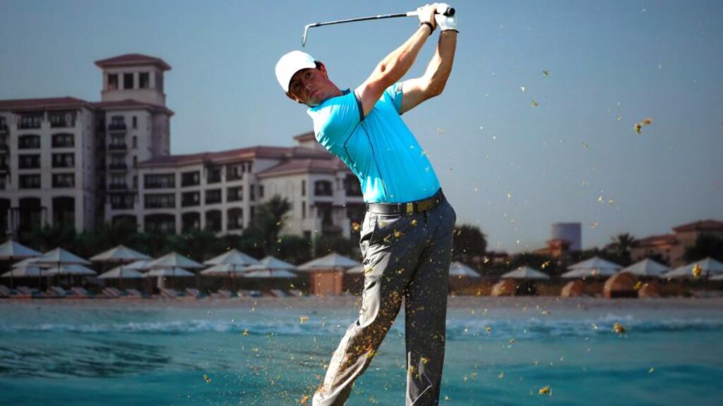 Rory McIlroy is confident going into the Dubai Desert Classic, in which he has finished in the top 10 every year since winning it in 2009. Photograph: Ahmed Jadallah/Reuters