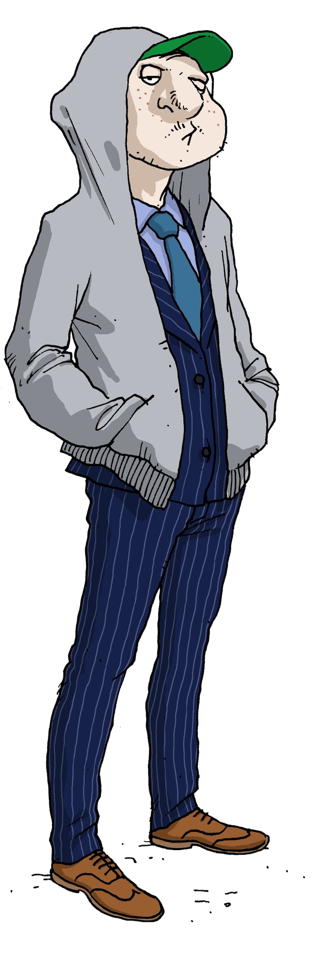 Ross O'Carroll-Kelly: Ronan. Illustration: Alan Clarke.