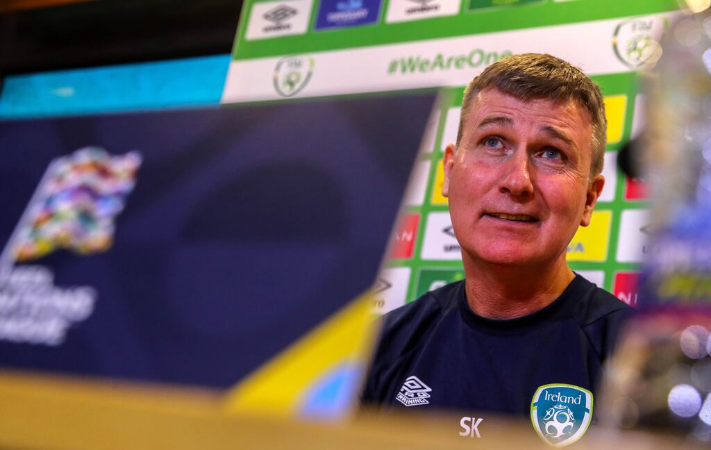 Stephen Kenny: 'No. I wouldn’t be afraid of leaving anyone out. I don’t think I’d be sitting here if that was the case.' Photograph: Ryan Byrne/Inpho