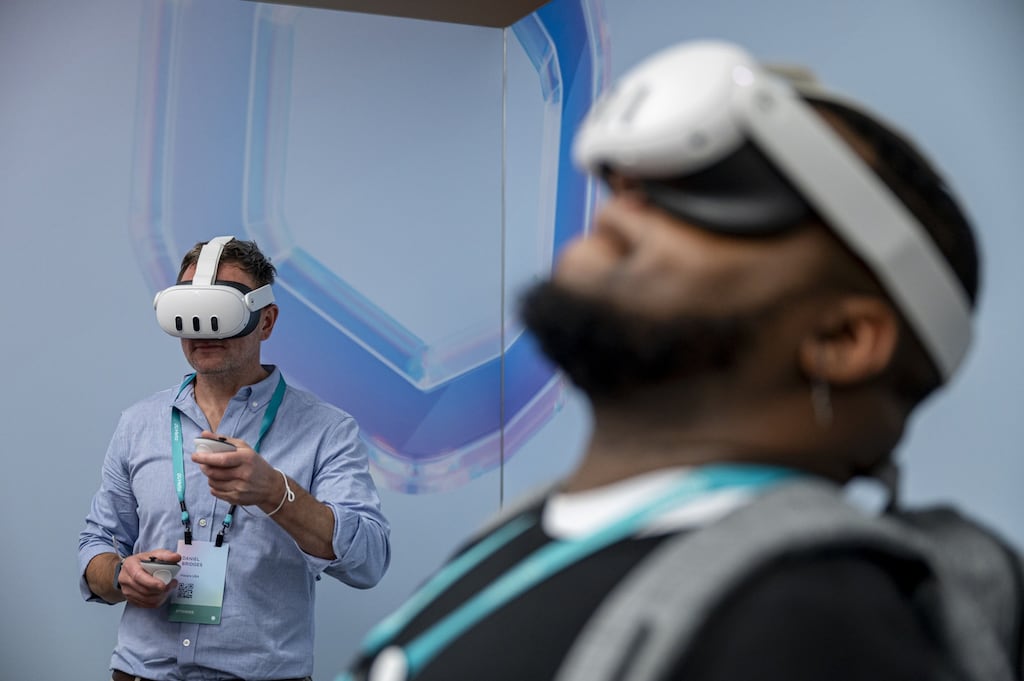 Engage XR works with companies from Meta to Pfizer on virtual reality projects. Photographe: David Paul Morris/Bloomberg
