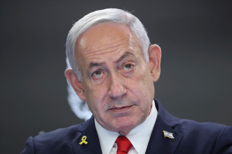 Israeli prime minister Binyamin Netanyahu faces political constraints. Photograph: Abir Sultan/Pool Photo via AP