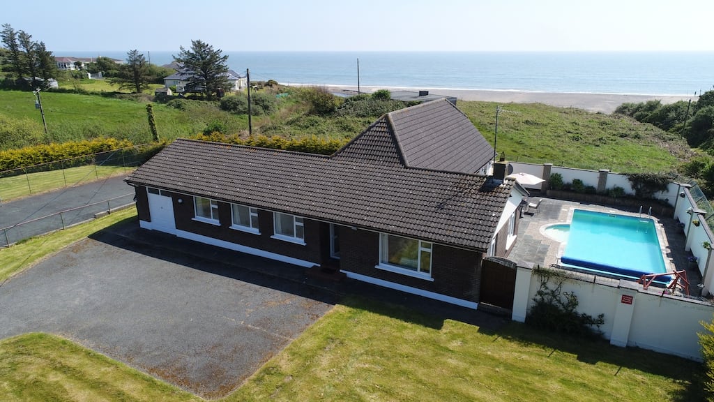 Coolnamara at Clones beach has a tennis court and swimming pool and is for sale for €350,000