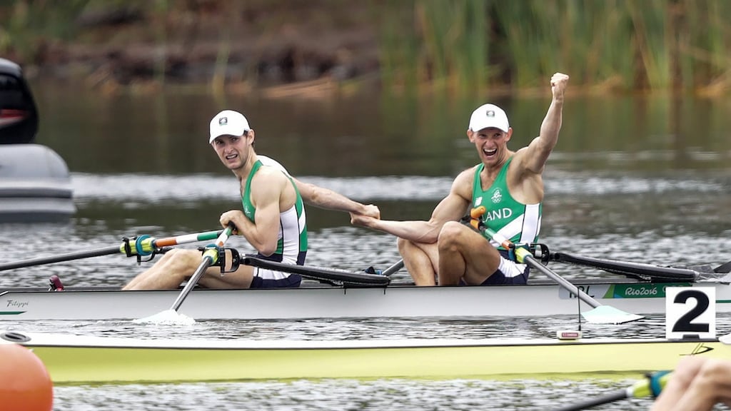 Gary and Paul O’Donovan: the international season ends with the World Championships in Florida in September. Photograph: Morgan Treacy/INPHO