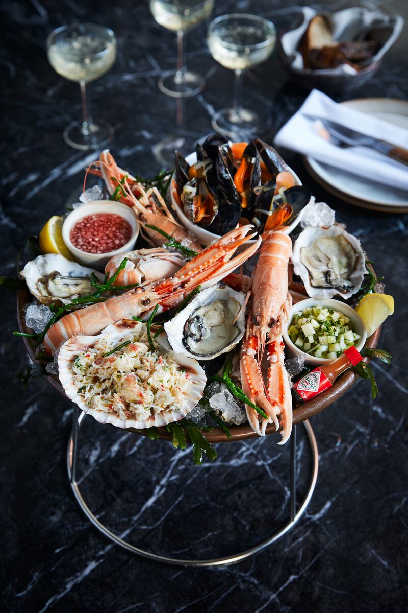 The seafood platter for two. Photograph: Ella Miller