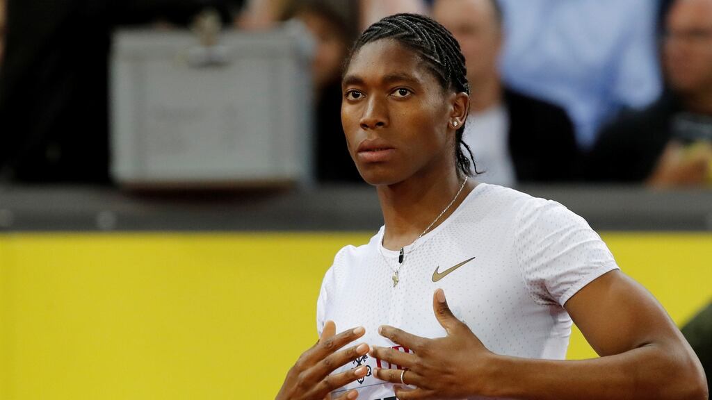 Caster Semenya of South Africa has hit back at comments from Sebastian Coe. Photograph: Reuters