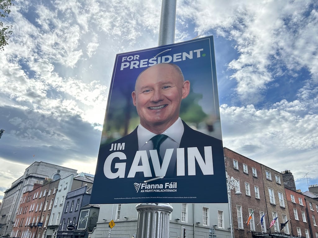 Fianna Fáil has spent cash on election posters, leaflets, staff and online advertising. Photograph: Cillian Sherlock/PA