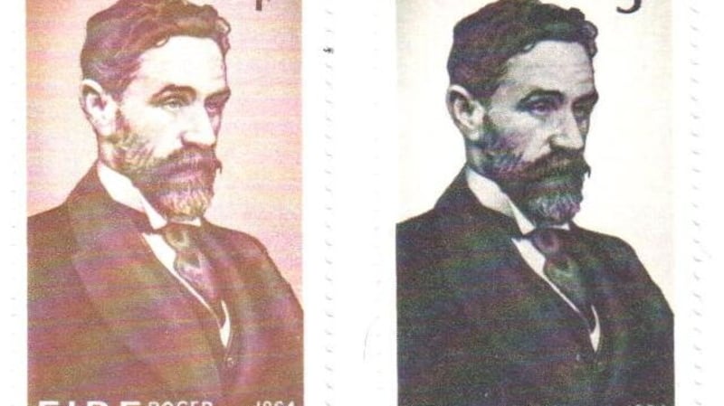 Stamps commemorating Roger Casement on the 50th anniversary of his execution
