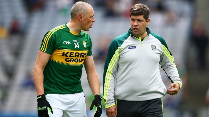 Donaghy’s good relationship with Eamon Fitzmaurice has ease his return to the Kerry side. Photograph: Cathal Noonan/Inpho