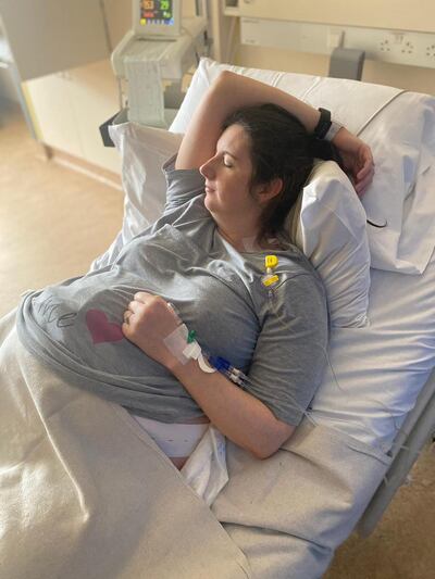 Aisling Marron: ‘It was a very quick labour.’