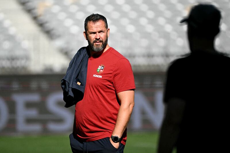 Lions head coach Andy Farrell doesn't want to see his side make the same errors against Western Force that they made against Argentina. Photograph: Saeed Khan/AFP via Getty Images