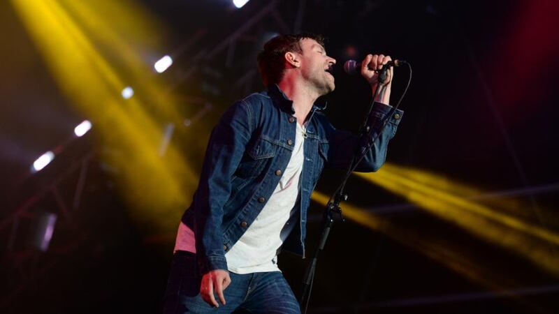 01/08/2013 NEWSDamon Albarn of BLUR performaning at IMMA last evening..Photograph: Cyril Byrne / THE IRISH TIMES