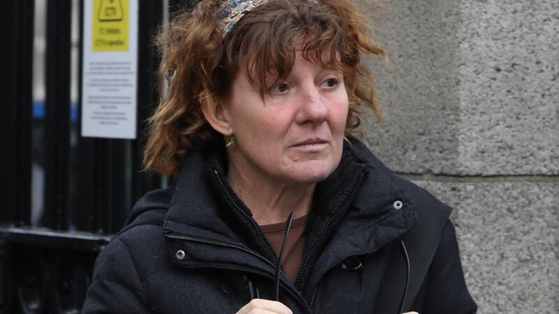 Isabel Velasco Cobaleda, mother of the late Rosa Gonzales Velasco, pictured at the Four Courts on Tuesday. Photograph: Collins Courts.
