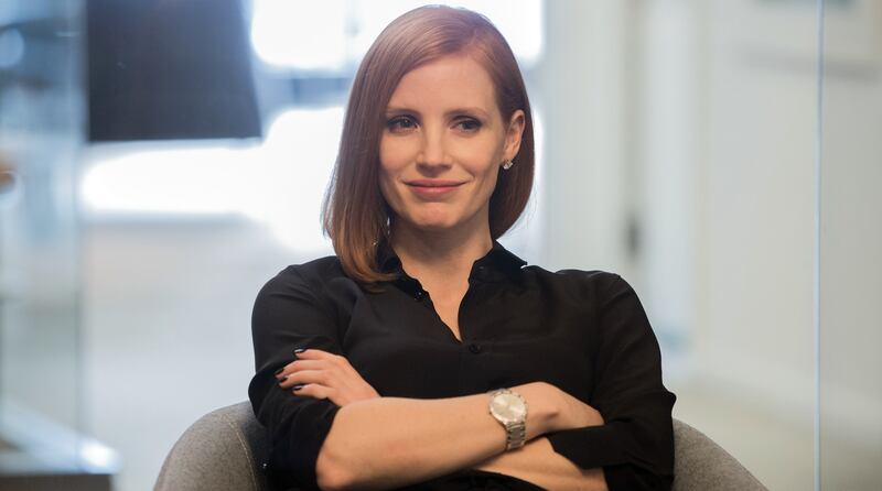 A drifting Republican or an opportunist? Jessica Chastain in Miss Sloane