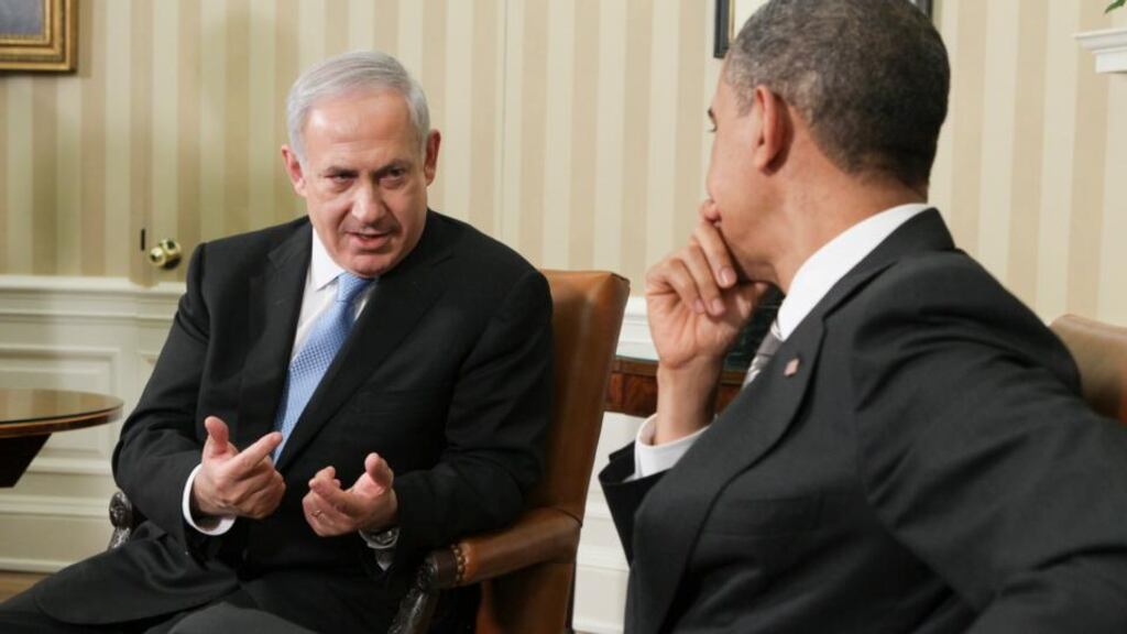 Us president Barack Obama meets with Israel prime minister Benjamin Netanyahu in the  White House in  2011. Photograph: Doug Mills/The New York Times