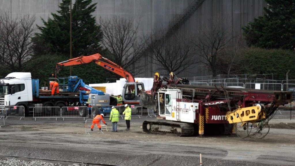The Poolbeg incinerator site. Photograph: Cyril Byrne