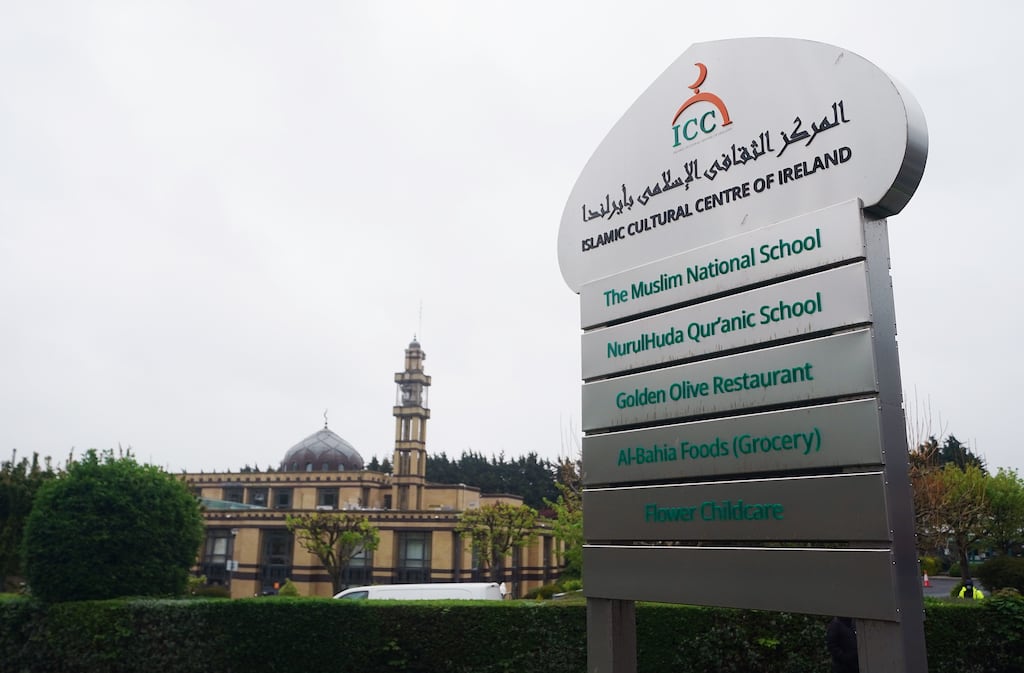 Imam Sheikh Hussein Halawa is seeking to be allowed to return to this duties at the Islamic Cultural Centre in Clonskeagh, Co Dublin. Photograph: Brian Lawless/PA Wire