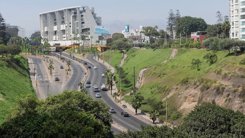 Grafton Architects’ UTEC University, Lima, Peru, which won the inaugural RIBA International Prize. Photograph: Grafton Architects/Iwan Baan