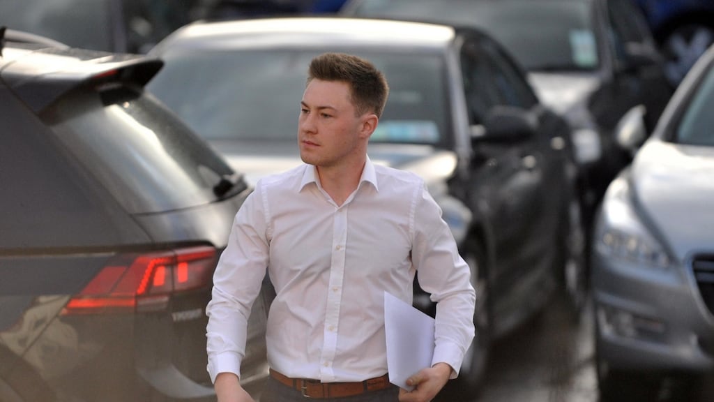 Kevin Healy-Rae arriving at Kenmare Court on Friday. Photograph: Don MacMonagle.