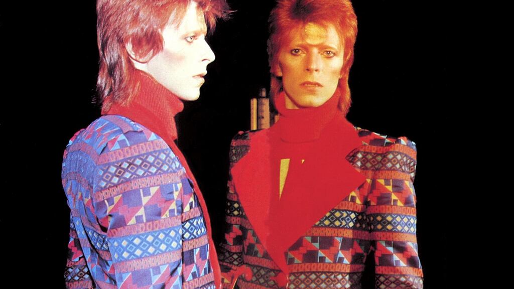 Immediacy: Bowie as Aladdin Sane. Photograph: Sukita; courtesy of the David Bowie archive/V&A