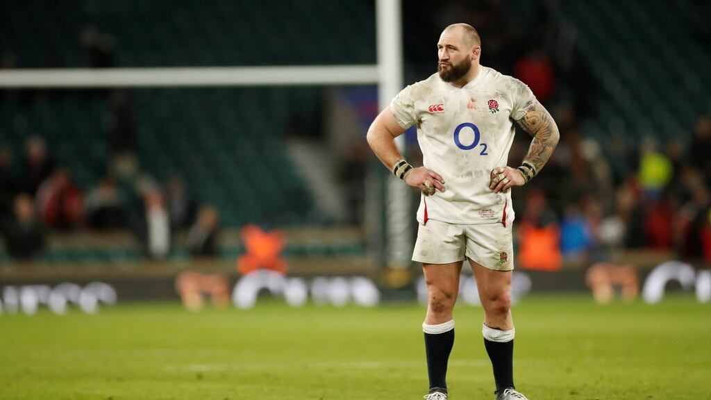 Joe Marler’s ban will expire without missing any matches for club or country. Photograph: Reuters