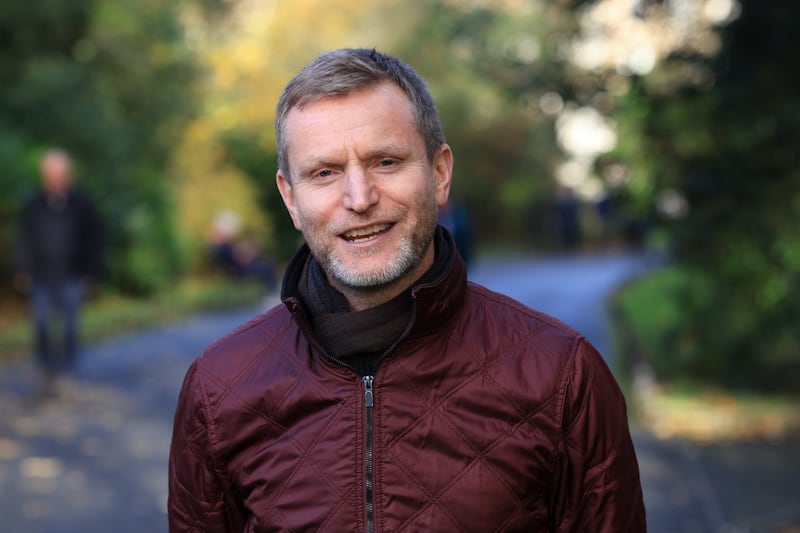 Paul Nolan says his cardiac physiotherapist told him: ‘This was always going to happen to you and only that you are very fit, this would have happened five or 10 years ago and you would have had zero chance of survival.’ Photograph: Nick Bradshaw