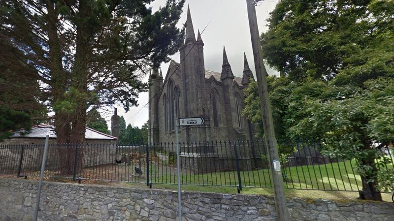 Hundreds of people attended the service at St Maelruain’s Church in Tallaght, Co Dublin on Saturday for Michael McCoy. Photograph: Googlemaps