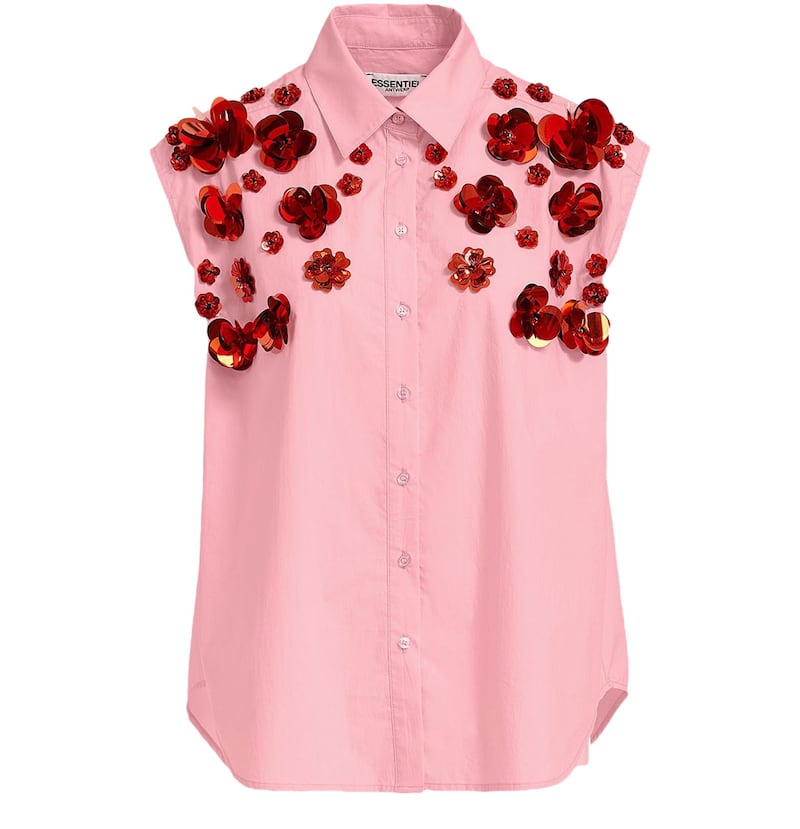Floral shirt priced at €195, available at Essentiel Antwerp