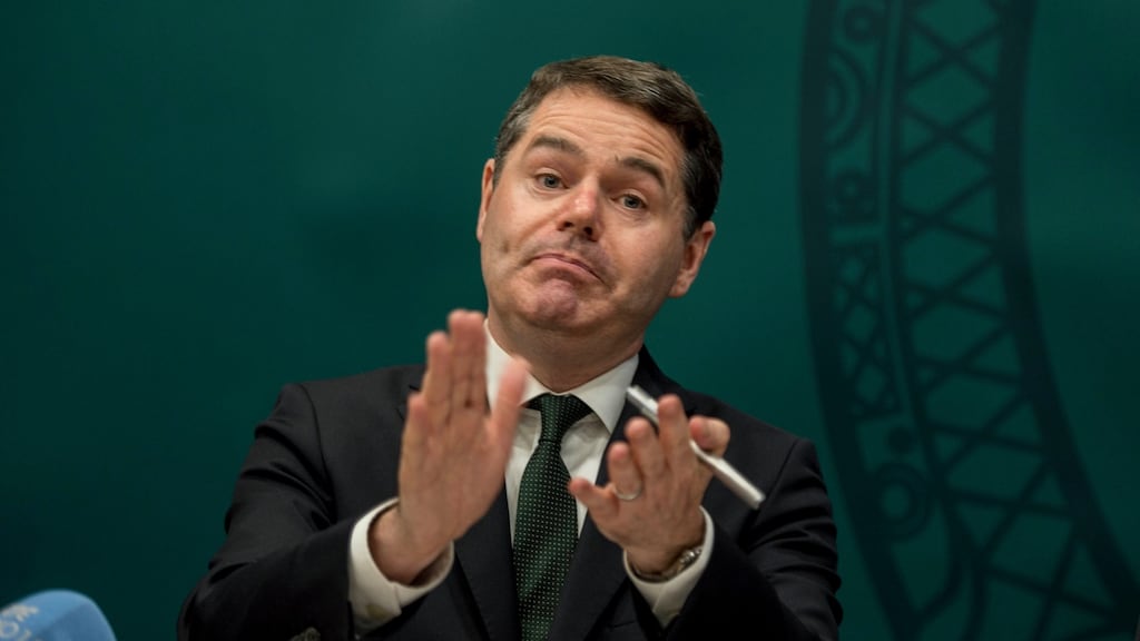 Paschal Donohoe said most people would be compensated by the end of they eyar. Photograph: Brenda Fitzsimons /The Irish Times