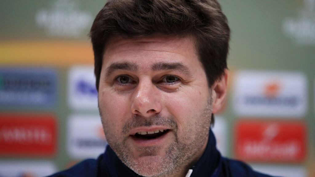 Tottenham Hotspur manager Mauricio Pochettino. Photograph: John Walton/PA Wire