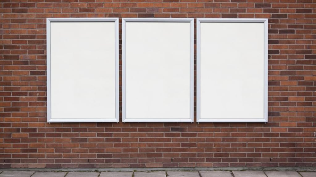 Blank ad boards: a 2006 Competition Authority report cited the “near blanket-ban on advertising by barristers and some unnecessary restrictions on solicitor advertising” as factors limiting access, choice and value for money for consumers of legal services