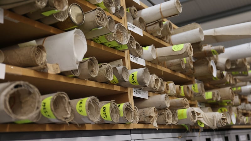 Just a few of the many millions of documents from the archive. Photograph: Bryan O’Brien