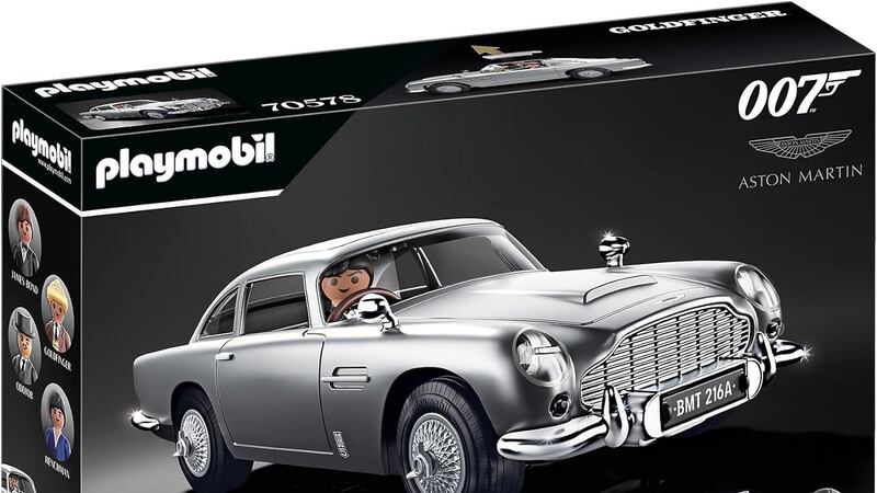 A Playmobil 007 Aston Martin