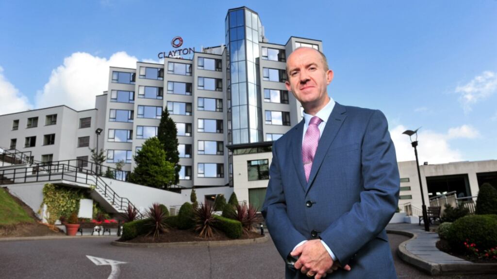 General manager Joe Kennedy outside the newly refurbished four-star Clayton Silver Springs hotel in Cork