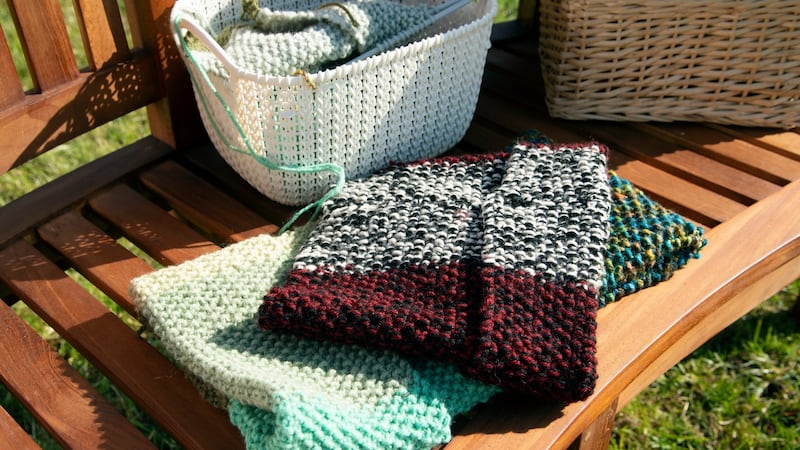 Gráinne Friel’s snoods – destined to travel even if she can’t yet. Photograph: Joe Dunne