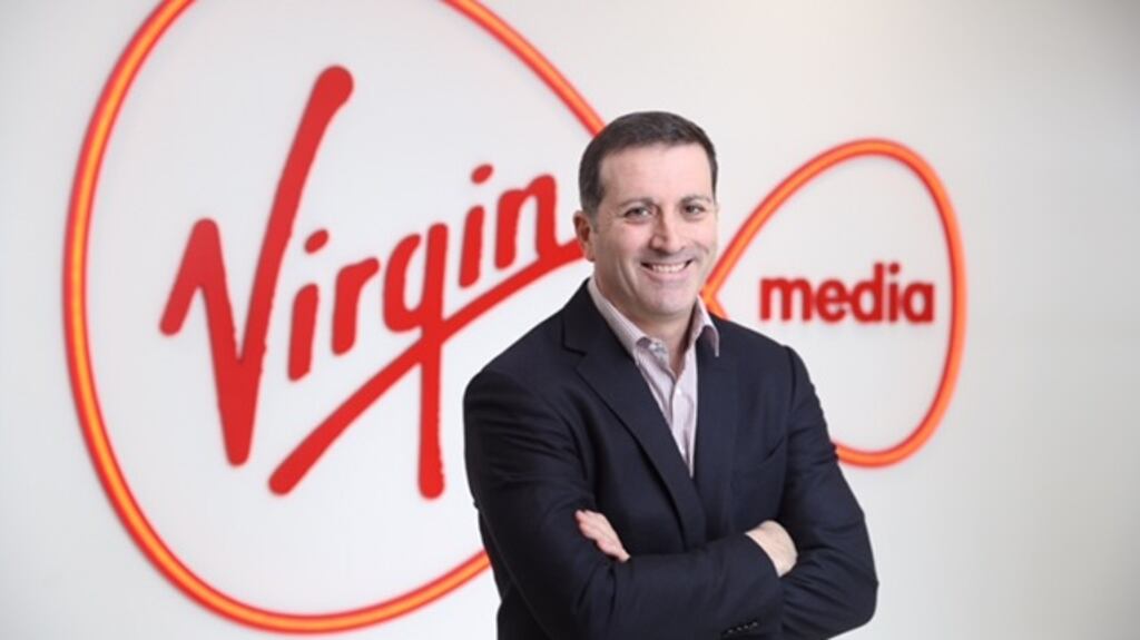 Virgin Media Ireland’s vice president of commercial Paul Farrell. Photograph: Jason Clarke.