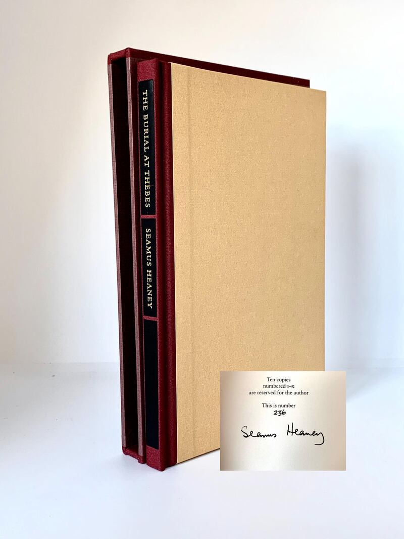 The Burial at Thebes, signed limited edition 575