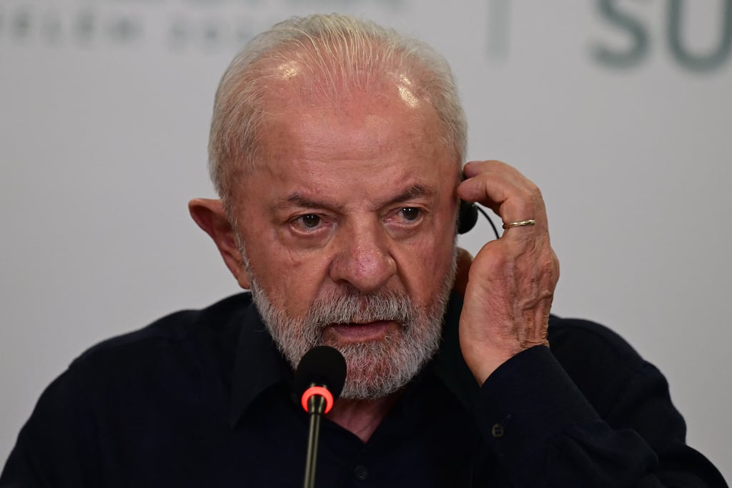Brazil's president Luiz Inácio Lula da Silva: 'We will continue to assist the people of Parana and provide all the help needed,' he wrote on X. Photograph: Pablo Porciuncula/AFP via Getty Images