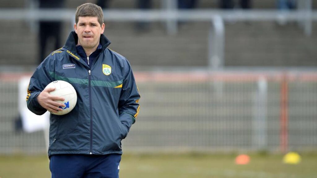 Kerry manager  Eamonn Fitzmaurice: “I think that if we can get through this phase of injuries, we will have a very strong squad.” Photo: Russell Pritchard/Inpho